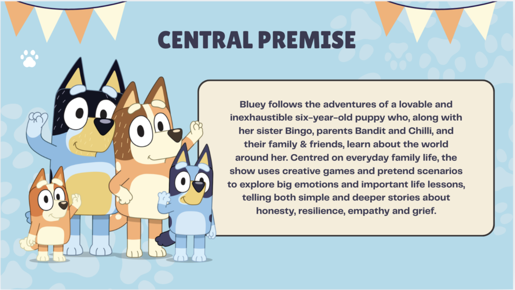 summary or the show's central premise